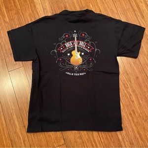 Rock & Roll Hall of Fame “Walk This Way” guitar logo tee, never worn, Size L.
